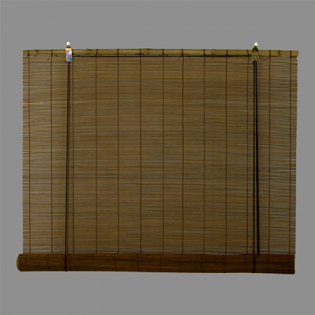 bambus rullegardin mørke, traditionel pindevæv