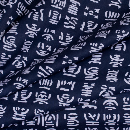 kinesisk bomuldsbatist med mønster af kinesiske tegn