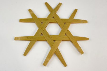 Bordskåner i bambus håndsamlet uden lim eller søm