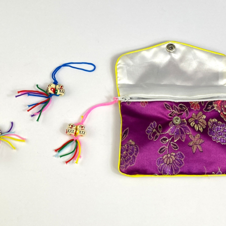 Kinesiske lykke vedhæng til punge, tasker, nøgler mm.
